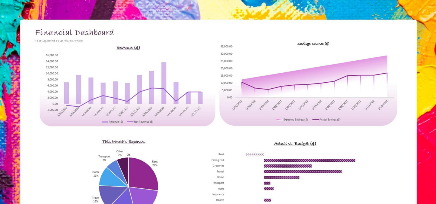 Personal Financial Planner (Purple)